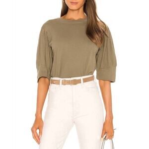Joie Military Olive Lydia Tee Sz XS NWT